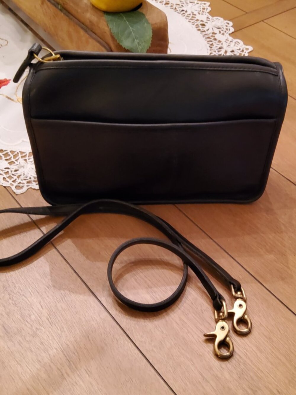 Vintage Coach Companion Bag 9300 in Navy Made in NYC